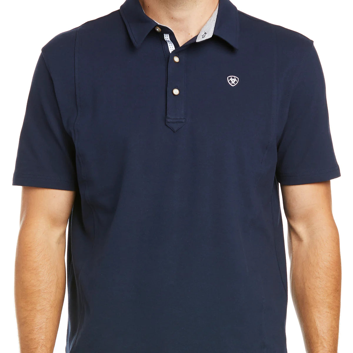 Ariat Mns Medal Polo Navy