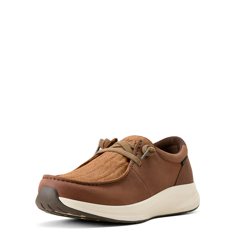 Ariat Mns Buckeye H2O Reliable Brown/Tan Woven Emboss