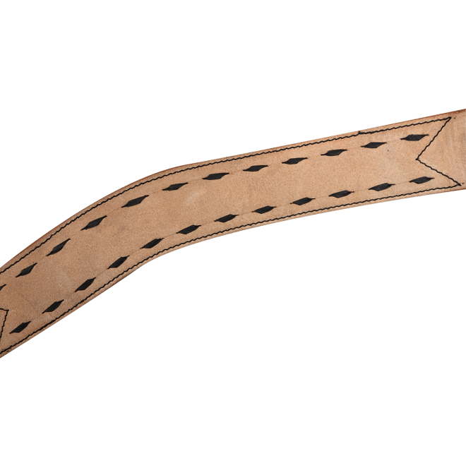 Cashel 2in Buck Stitched Leather Breastplate