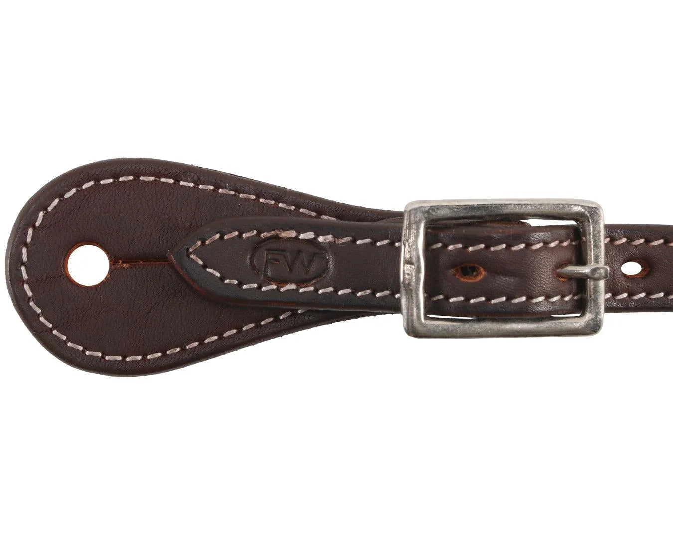 Fort Worth Western Spur Straps Brown Mens