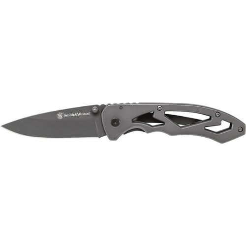 Smith and Wesson Skeletonized Drop Point Folder