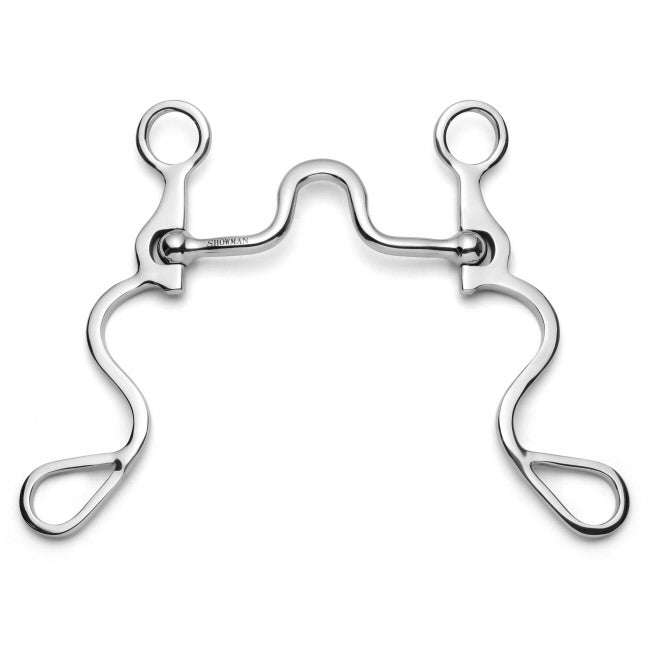 Showman Long S Shank with Flat High Port | Horse Supplies - Bit | Saddleworld Ipswich