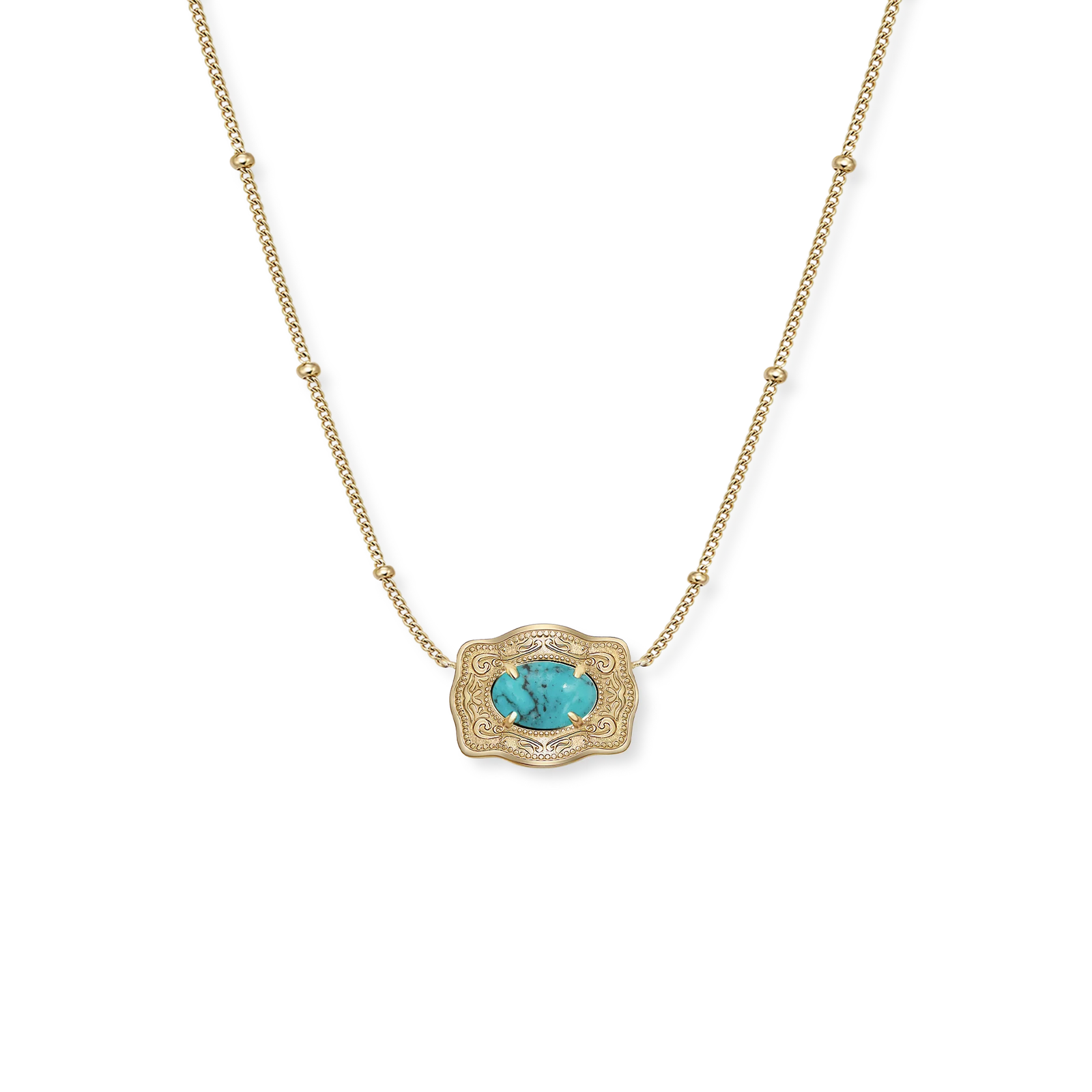 Spur West Ultra Mini Belt Buckle Necklace - Oasis | Giftware - Jewellery | Saddleworld Ipswich