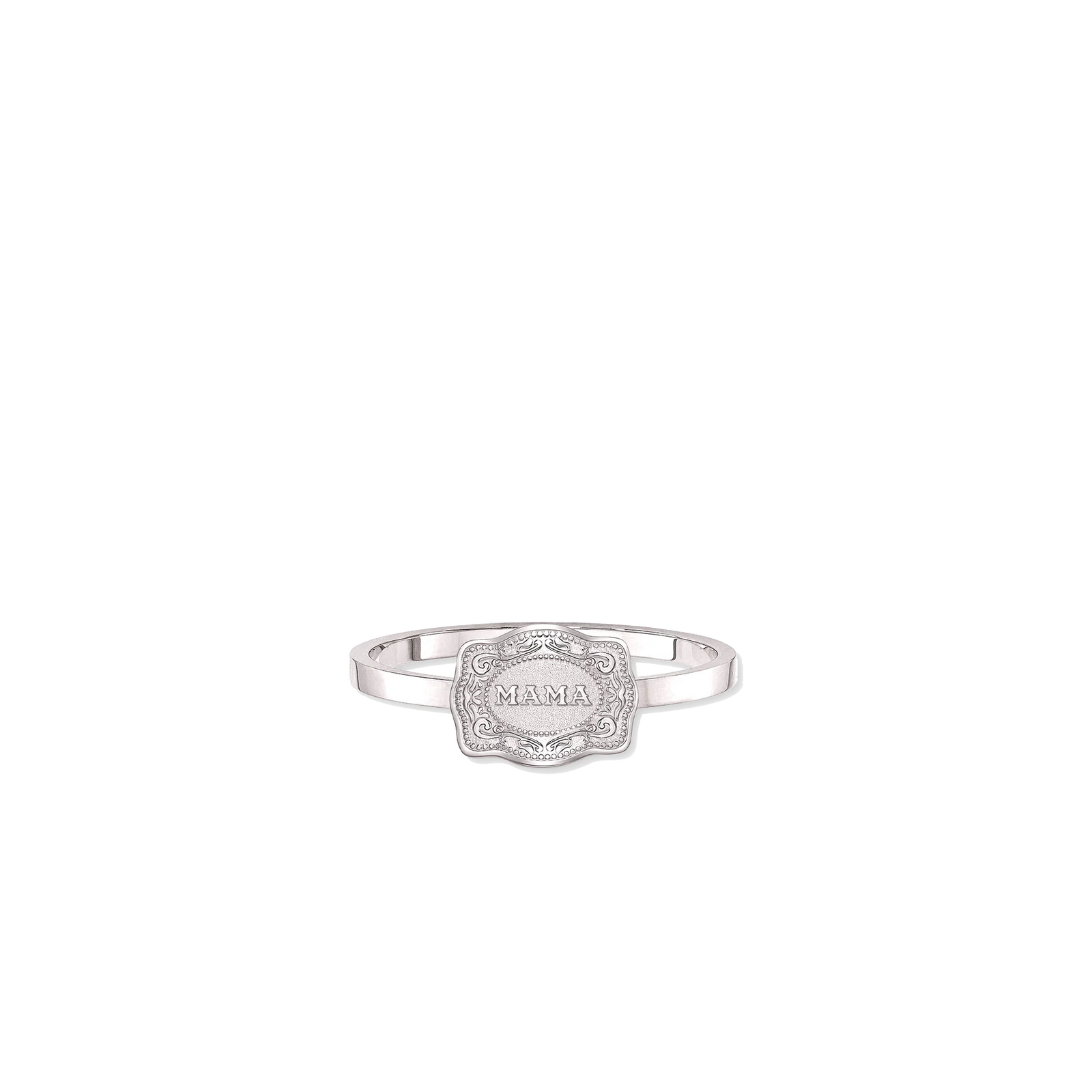 Spur West Ultra Mini Belt Buckle Ring - Mama | Giftware - Jewellery | Saddleworld Ipswich