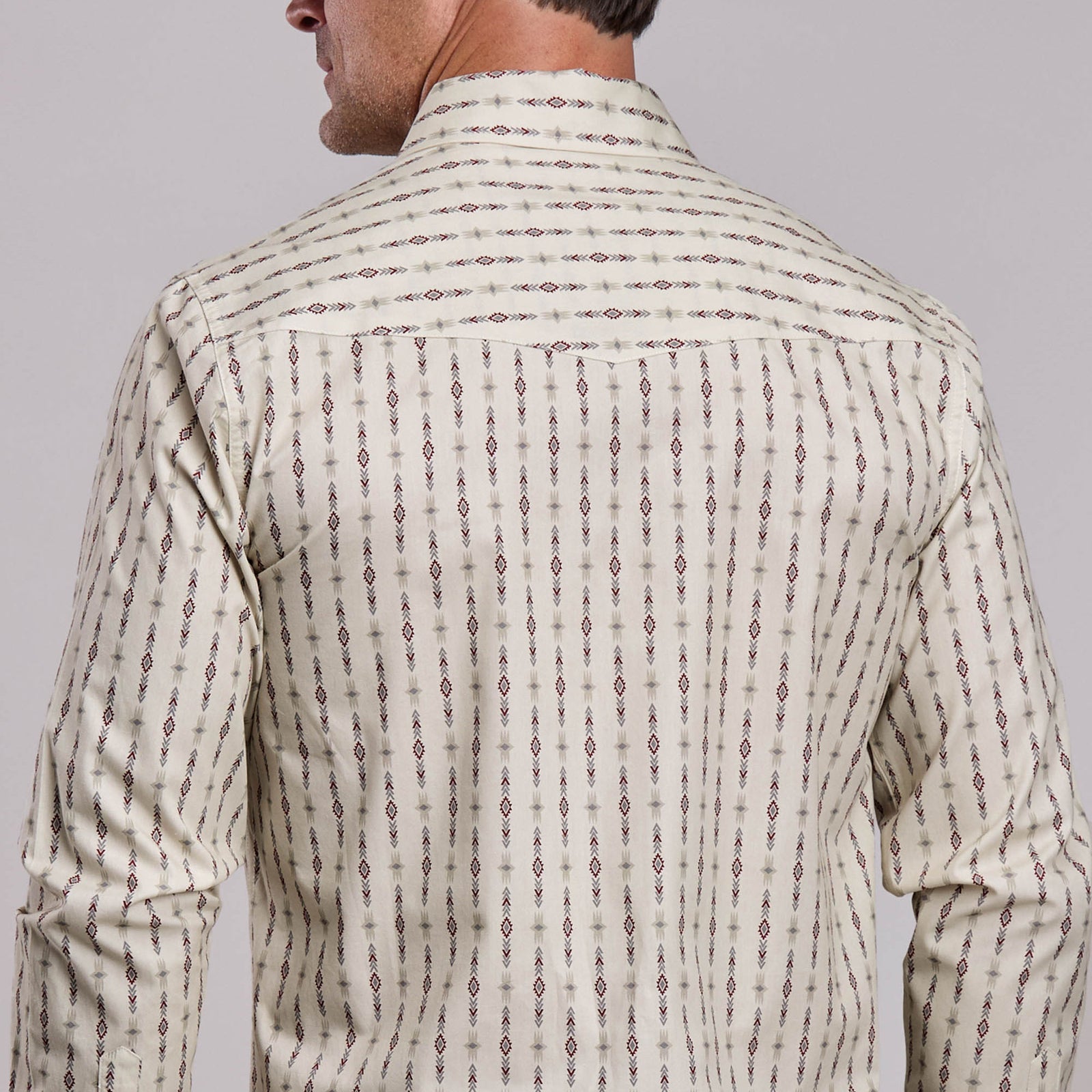 Stetson Mns Collection LS Shirt Plaid White | Country Clothing - Mens Shirt | Saddleworld Ipswich