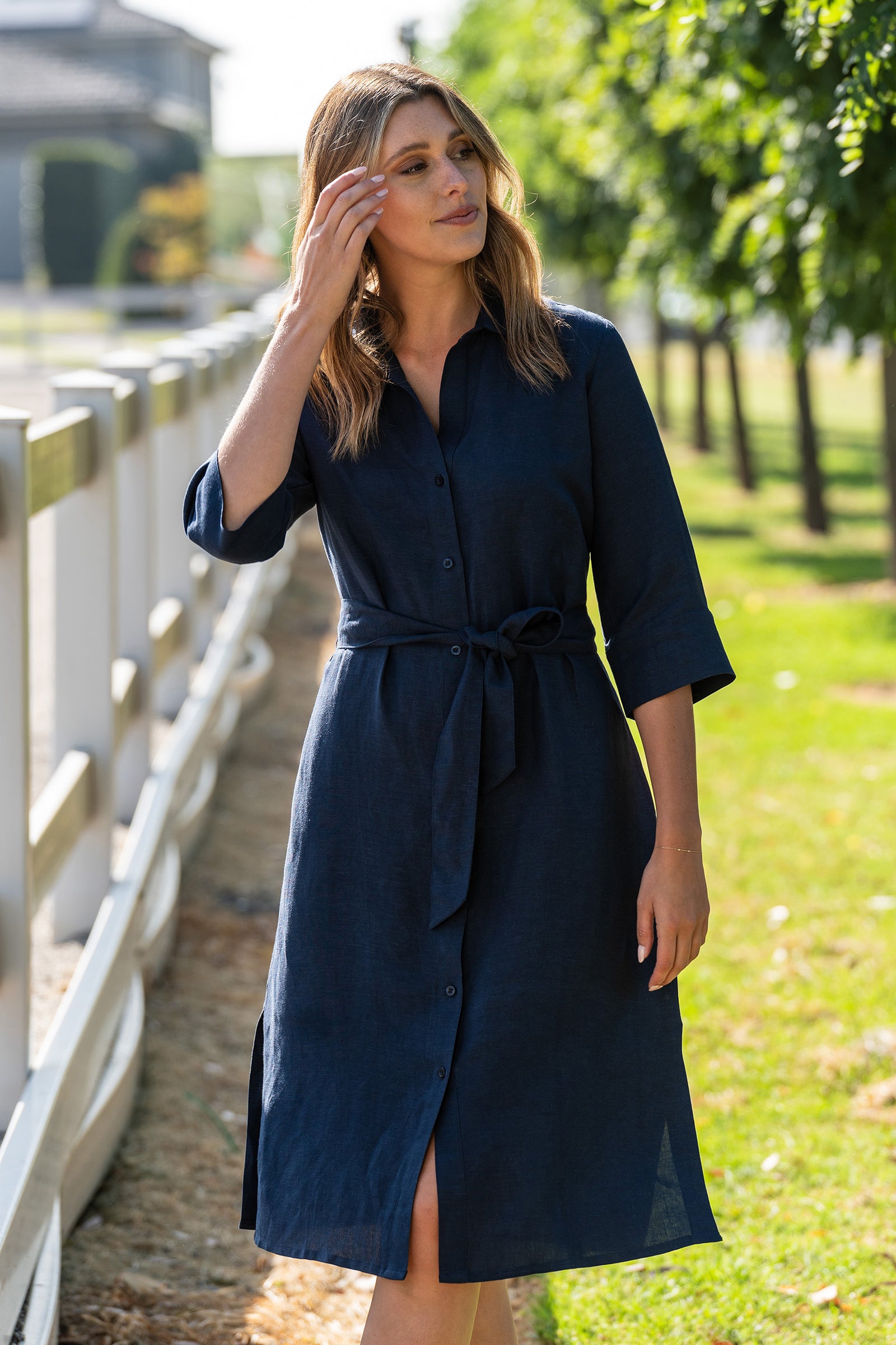 Thomas Cook Wmns Halena Shirt Dress - Black Friday Sale