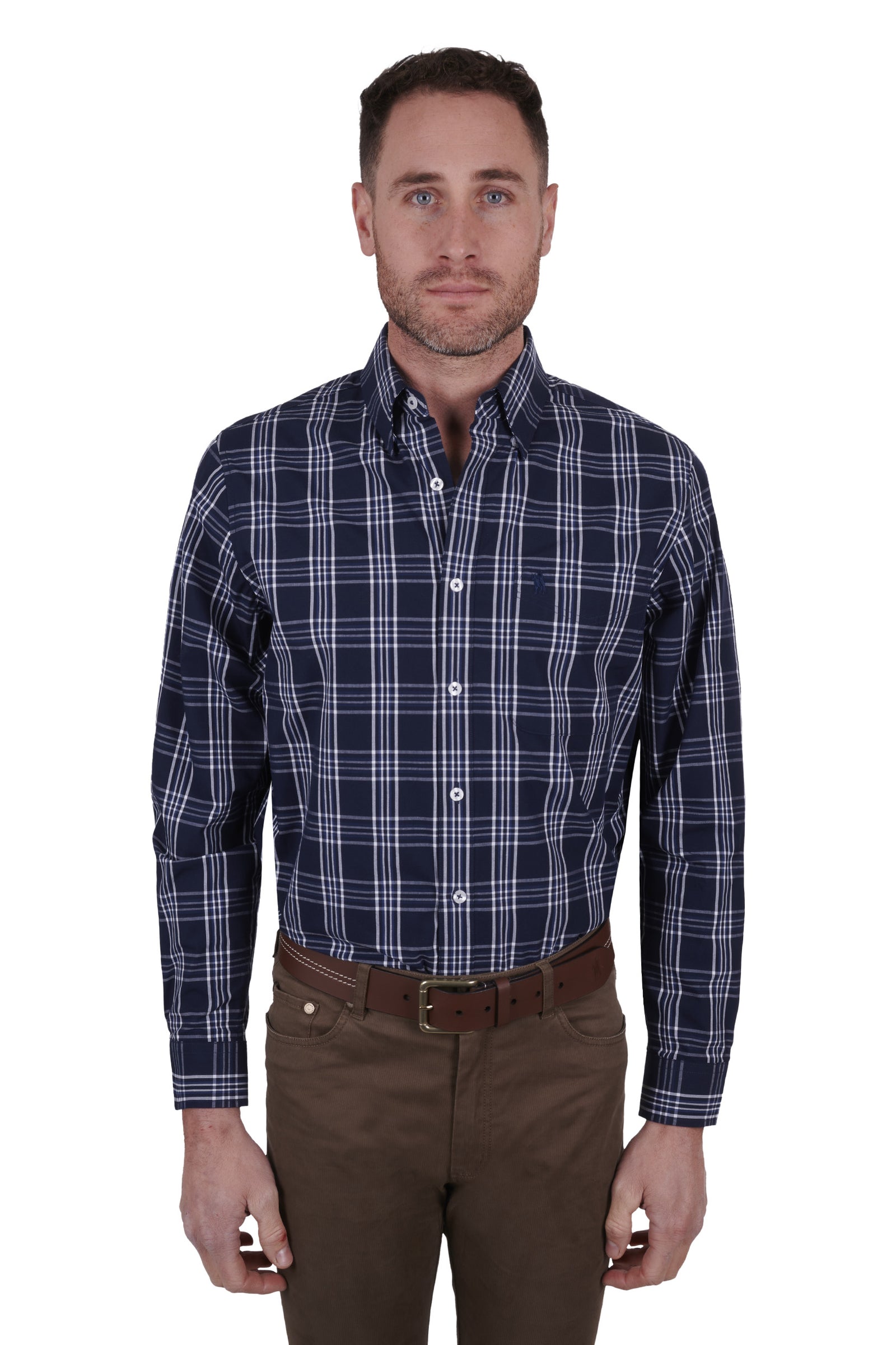 Thomas Cook Mens Spencer 1 Pocket LS Shirt - EOFY Sale