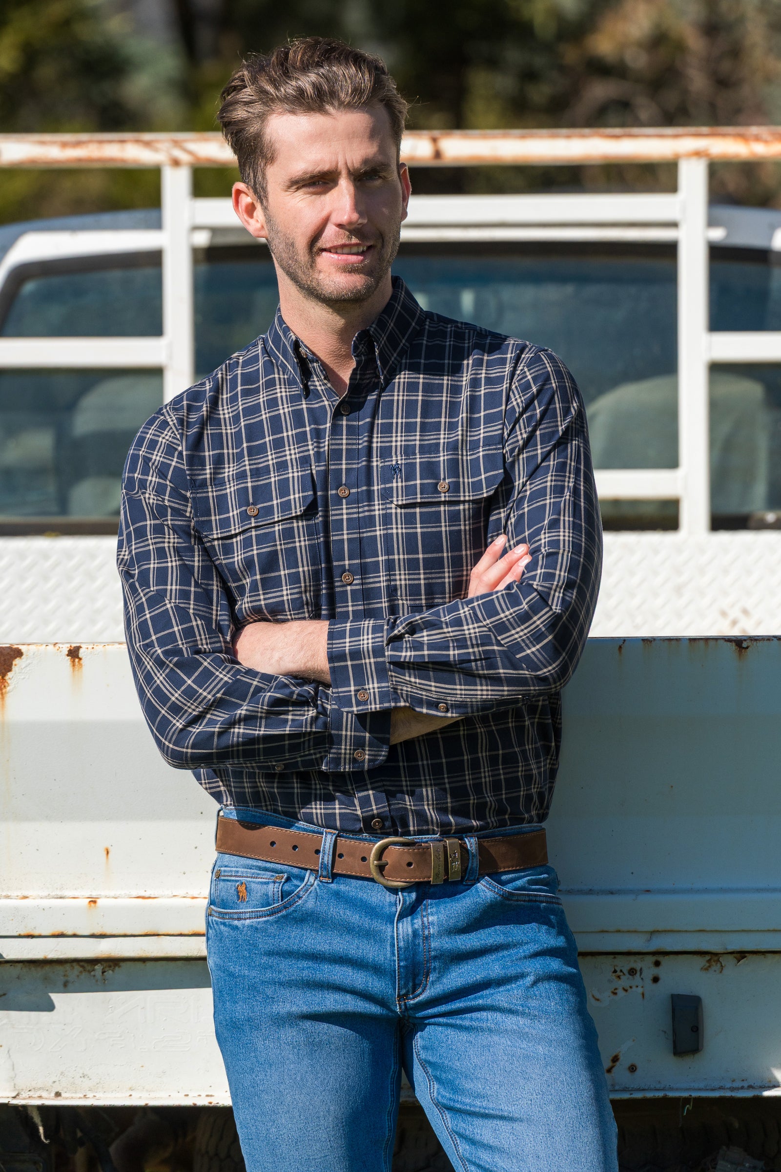 Thomas Cook Mens Adam 2 Pocket LS Shirt