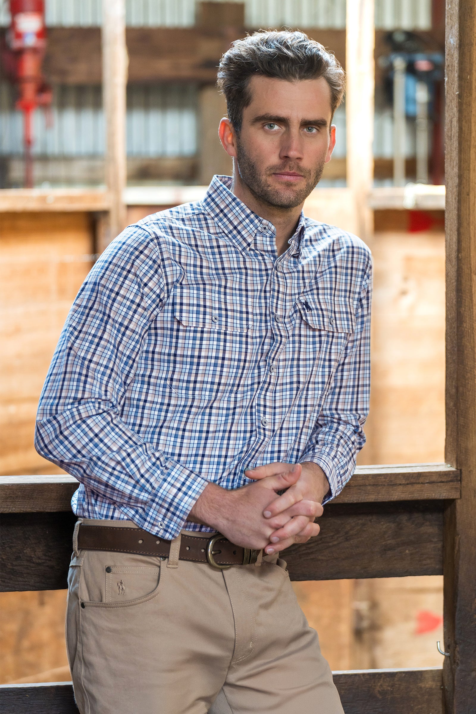 Thomas Cook Mens Patrick 2 Pocket LS Shirt