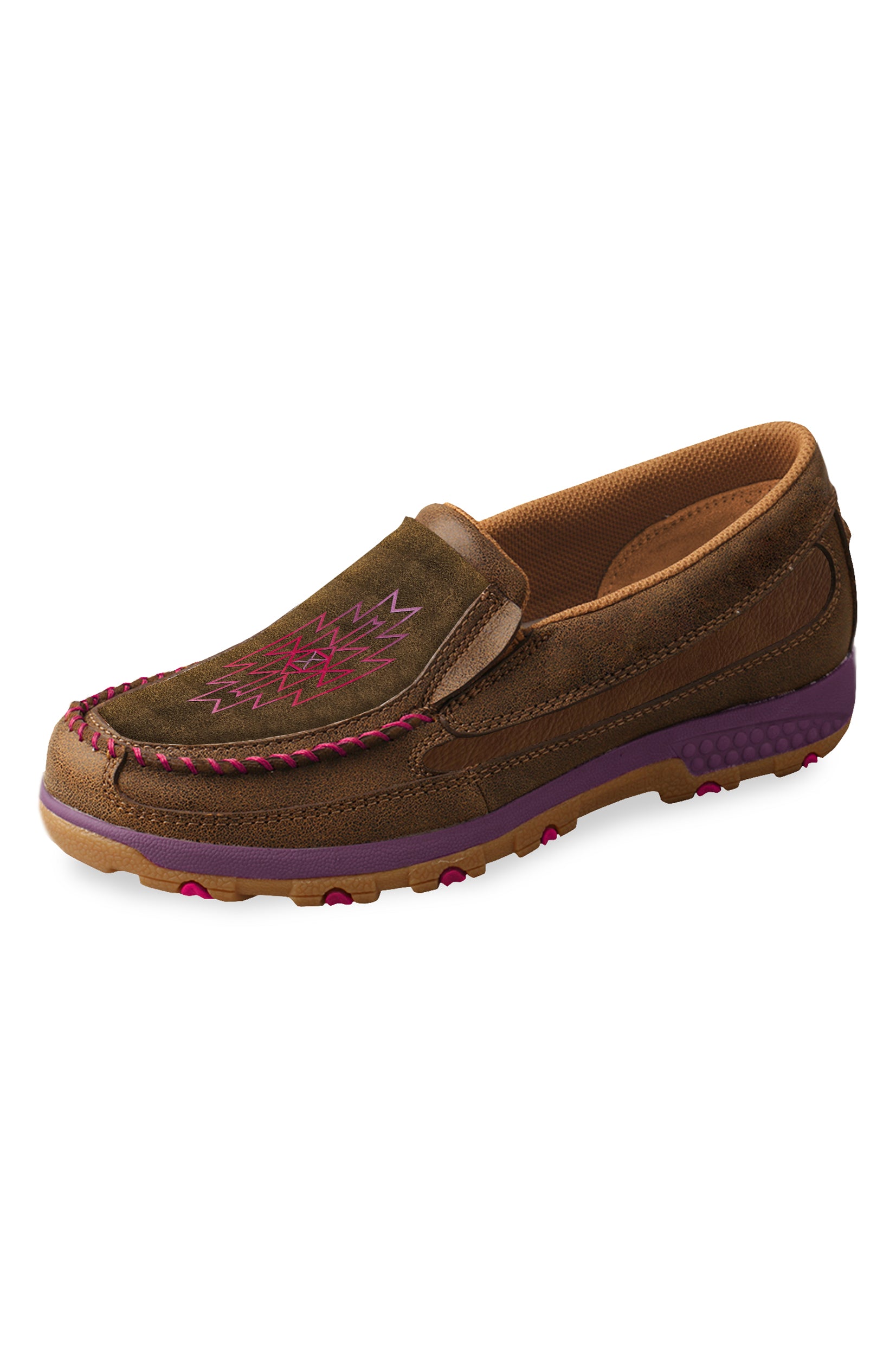 Twisted X Ladies Stitch Cellstretch Mocs Slip On - New Year Clearance