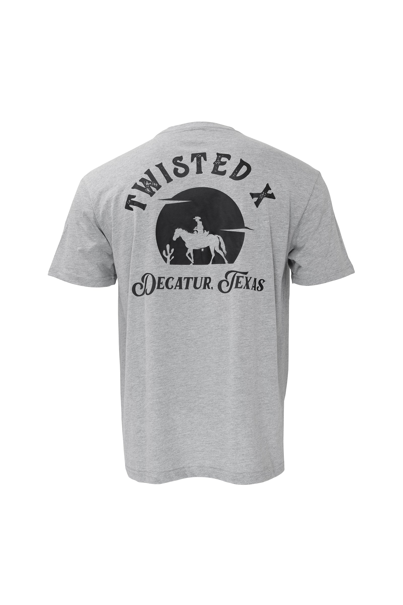 Twisted X Mens Grey Horse SS Tee