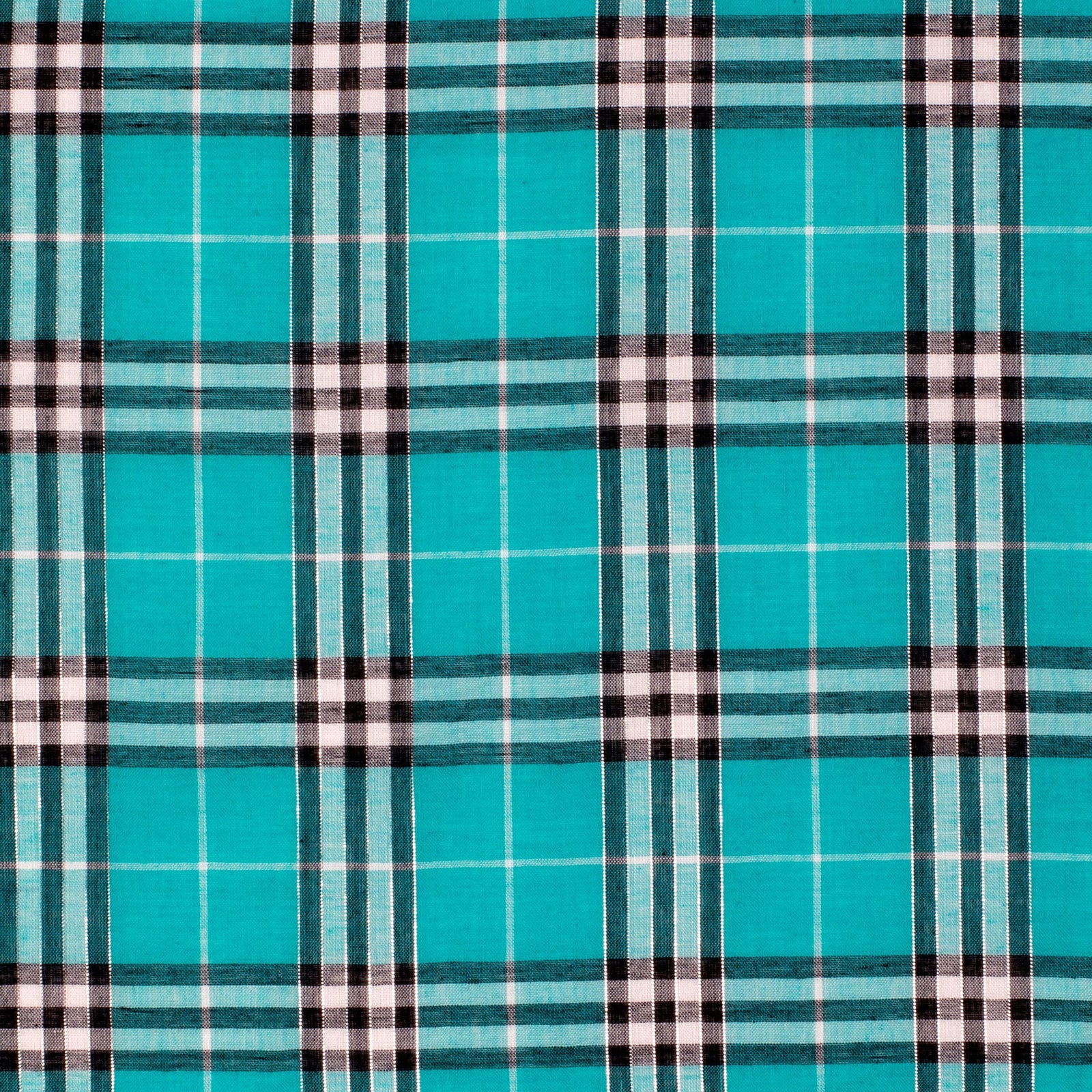 Just Country Wms Abbey Frills Full Button Print Workshirt Peacock Green Lurex Plaid