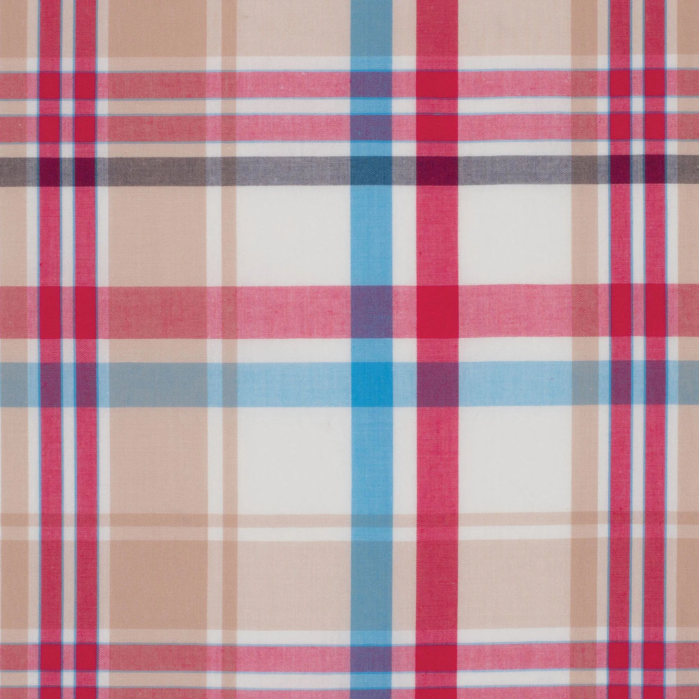 Just Country Wmns Abbey Full Button Print Workshirt Pink/Blue/Tan Plaid
