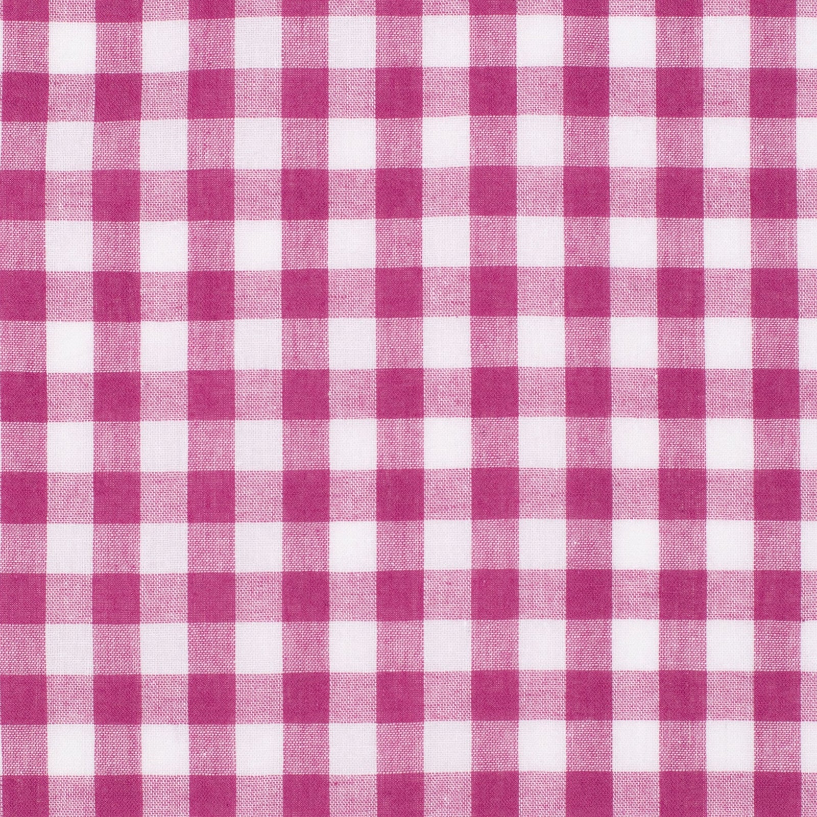 Just Country Wmns Abbey Full Button Print Workshirt Magenta and White Check