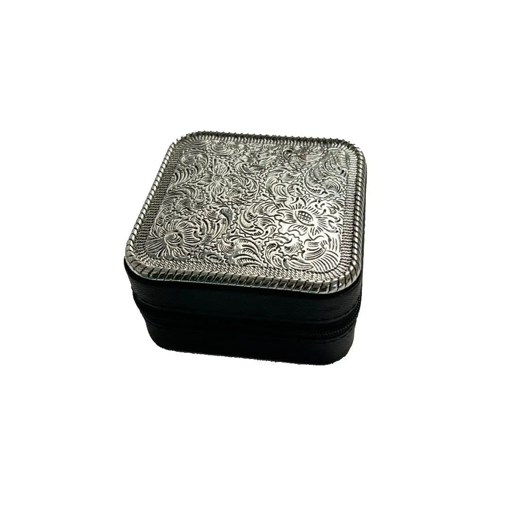 Western Etched Metal Plate Jewelry Box | Giftware - Accessories | Saddleworld Ipswich