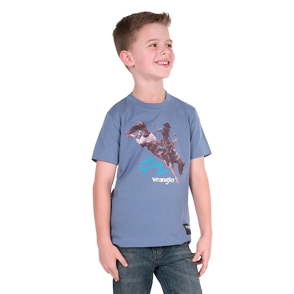 Wrangler Boys Michael SS Tee | Country Clothing - Childrens Clothing | Saddleworld Ipswich
