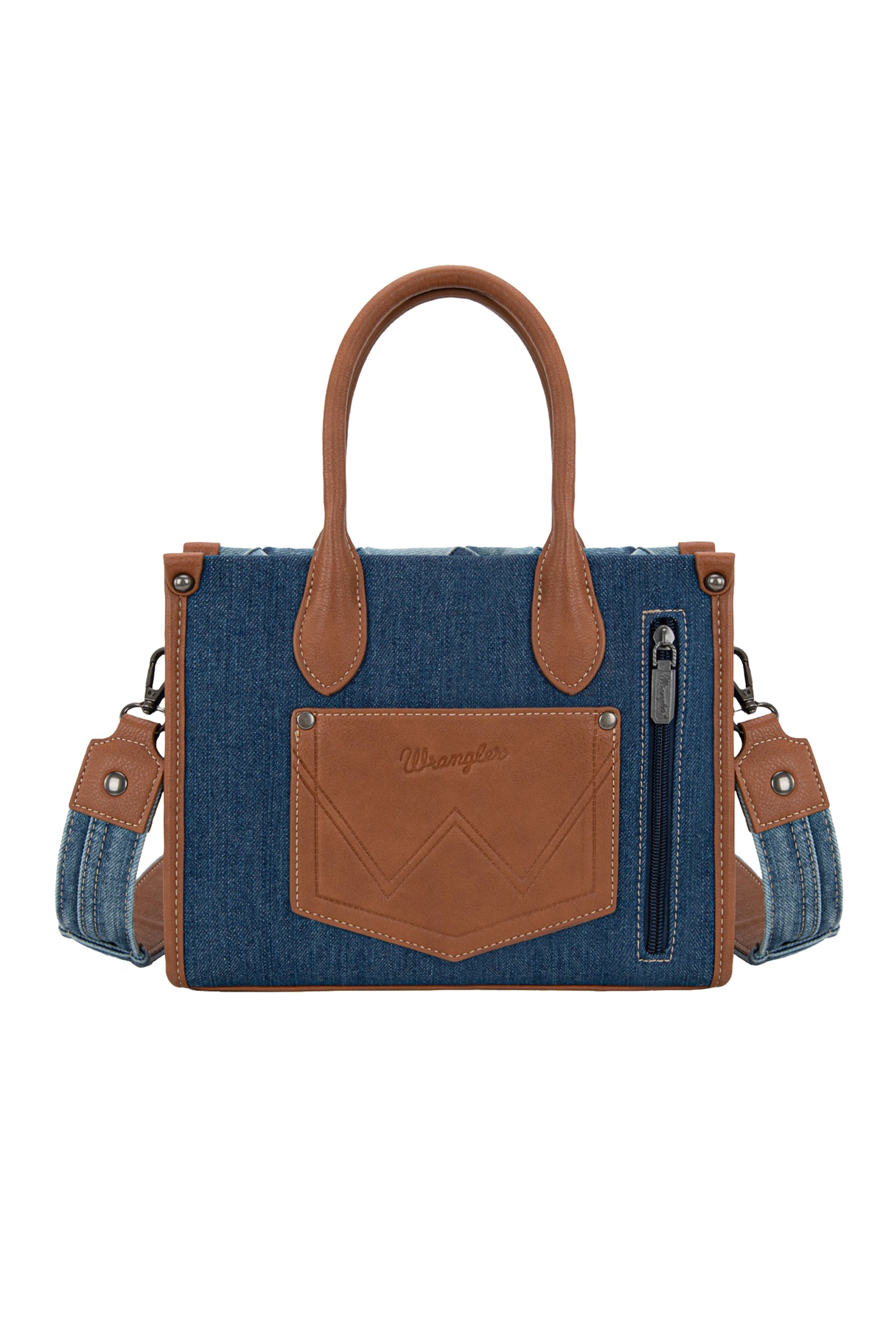 Wrangler Denim Patchwork Crossbody Bag | Giftware - Handbag | Saddleworld Ipswich
