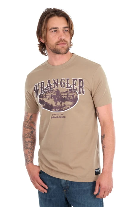 Wrangler Mens James SS Tee | Country Clothing - Mens T Shirt | Saddleworld Ipswich