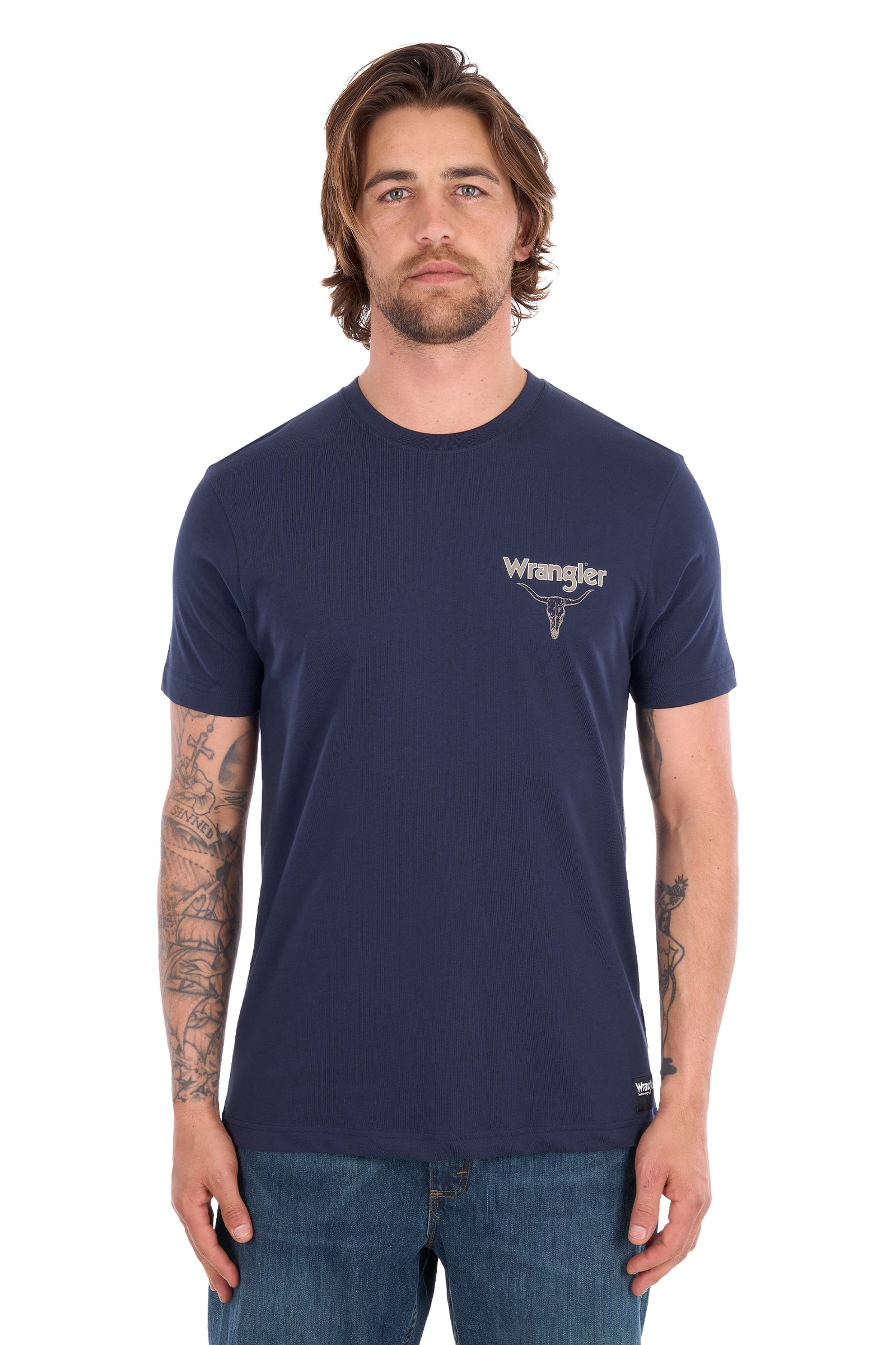 Wrangler Mens Jay SS Tee | Country Clothing - Mens T Shirt | Saddleworld Ipswich