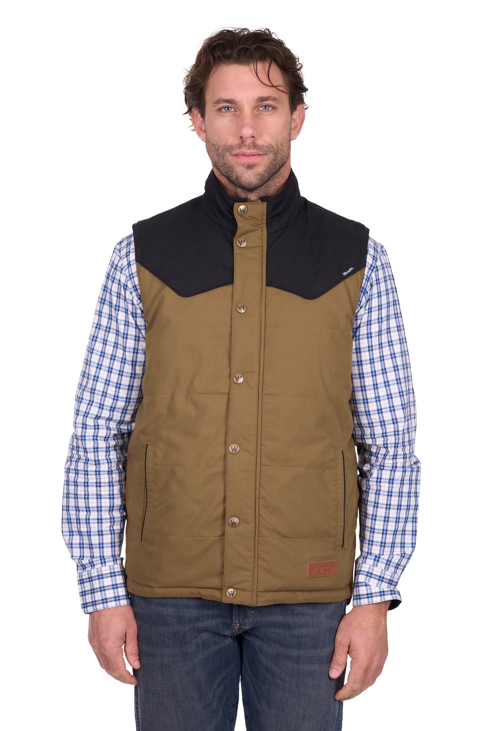 Wrangler Mens Ruben Vest | Country Clothing - Mens Winter | Saddleworld Ipswich