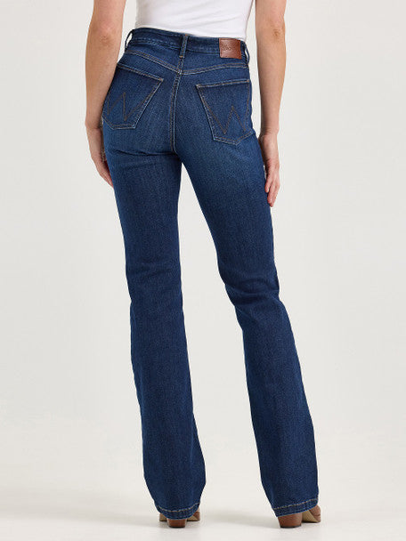 Wrangler Wmns BESPOKE June High Rise Bootcut Jeans | Country Clothing - Ladies Jeans | Saddleworld Ipswich