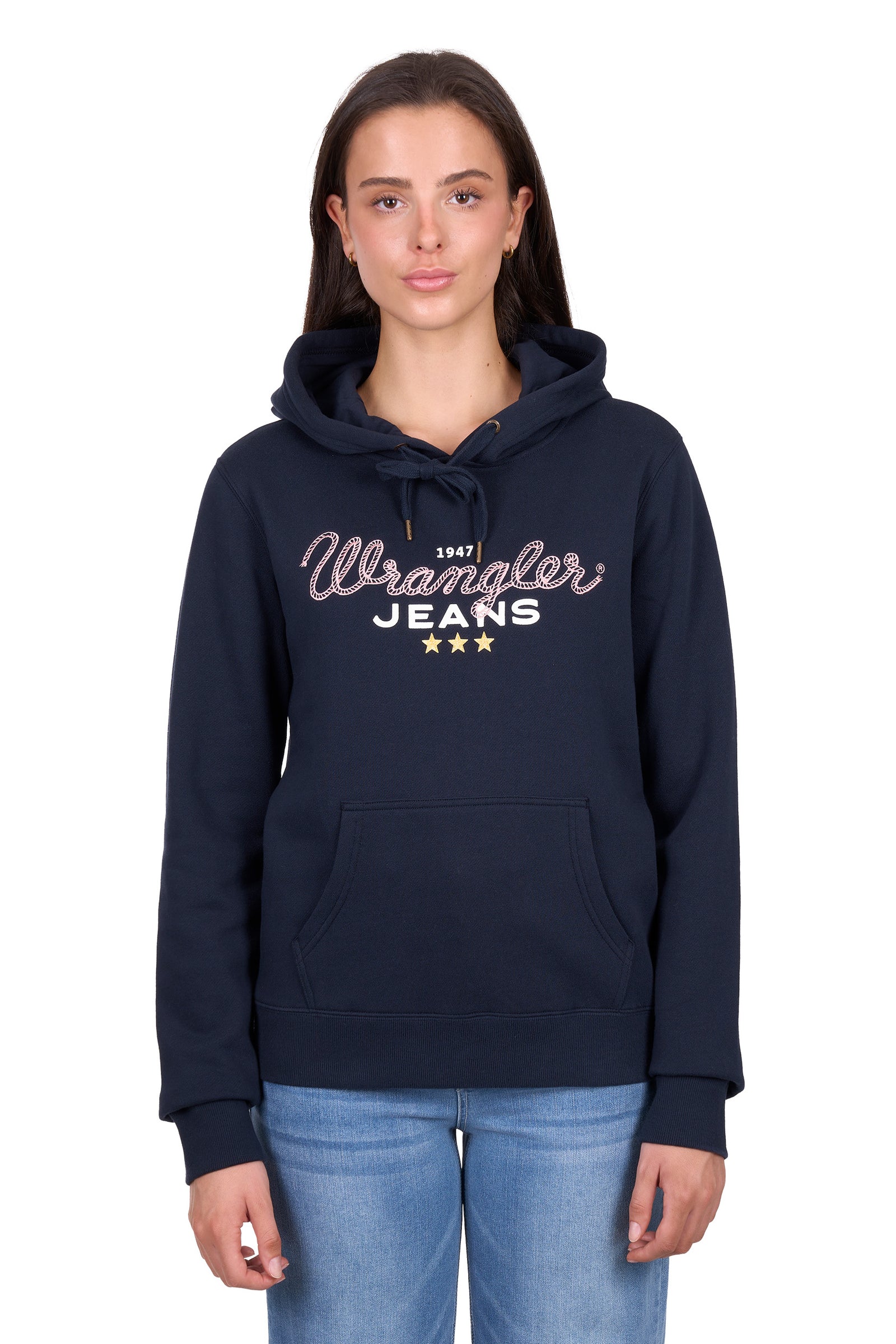 Wrangler Wmns Piper Hoodie | Country Clothing - Ladies Winter | Saddleworld Ipswich