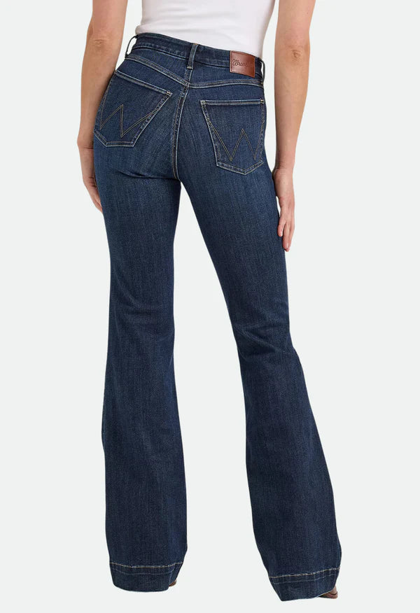Wrangler Wms High Rise Trouser Bespoke | Country Clothing - Ladies Jeans | Saddleworld Ipswich