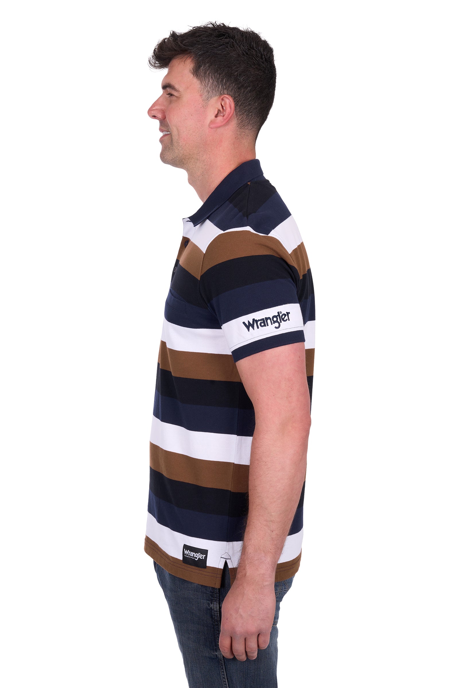 Wrangler Mens Walter 1Pkt SS Polo - EOFY Sale