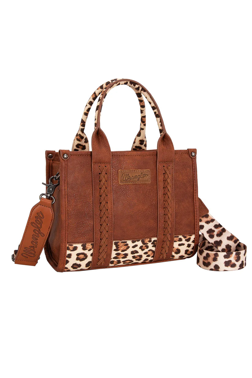 Wrangler Leopard Print Crossbody Bag