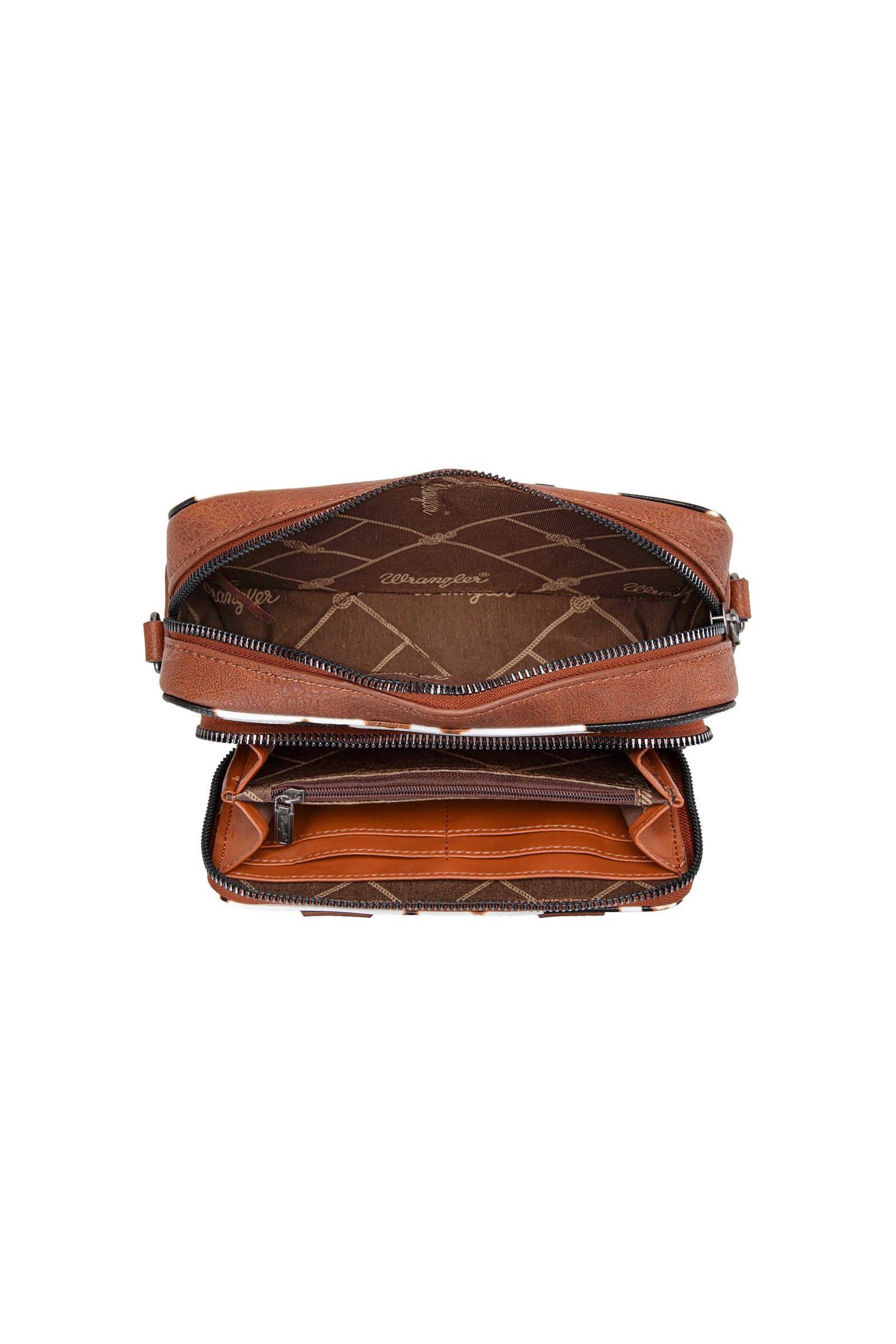 Wrangler Cow Print Crossbody Bag