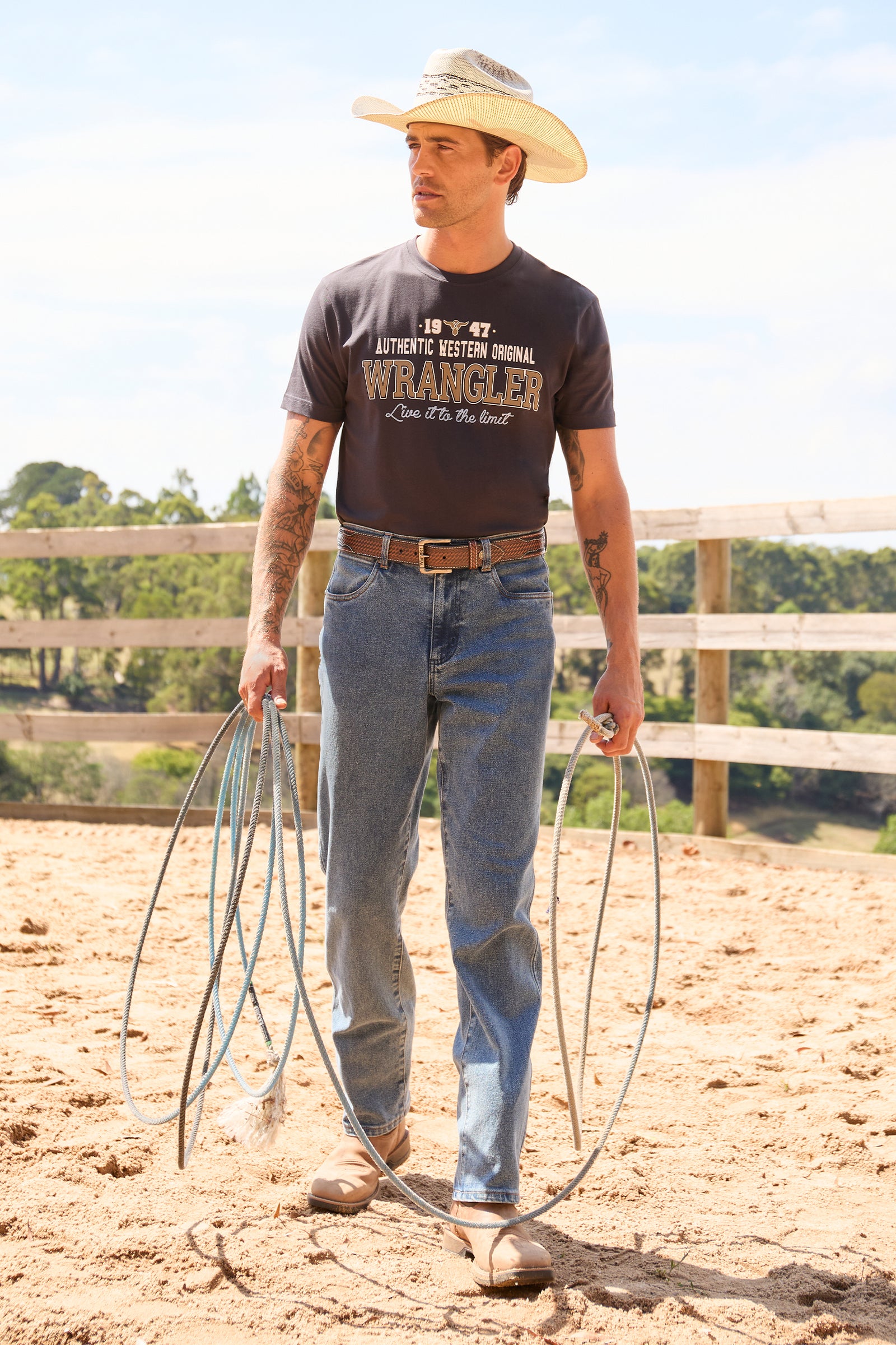 Wrangler Mens Tim SS Tee
