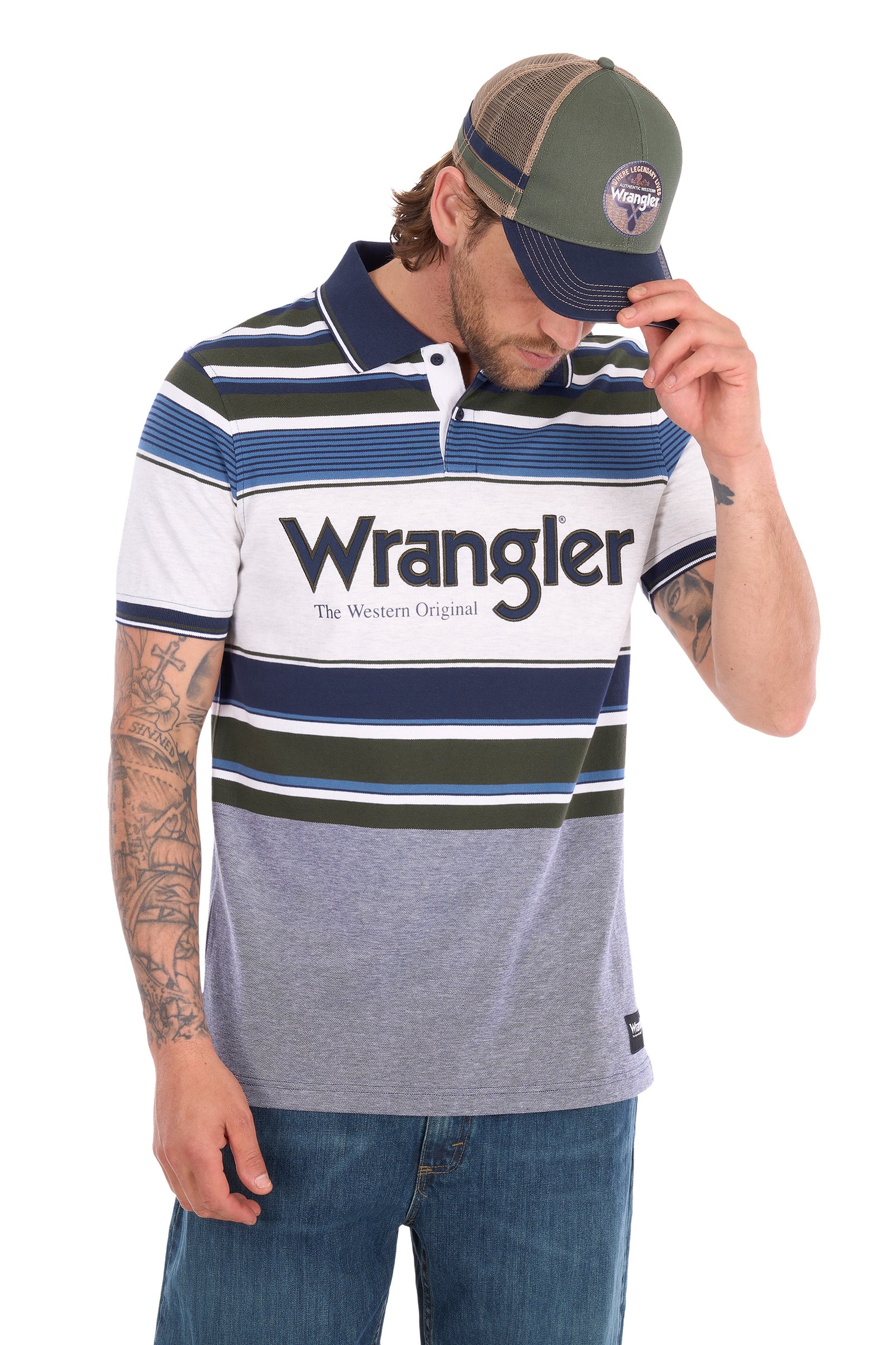 Wrangler Mens Henry SS Polo