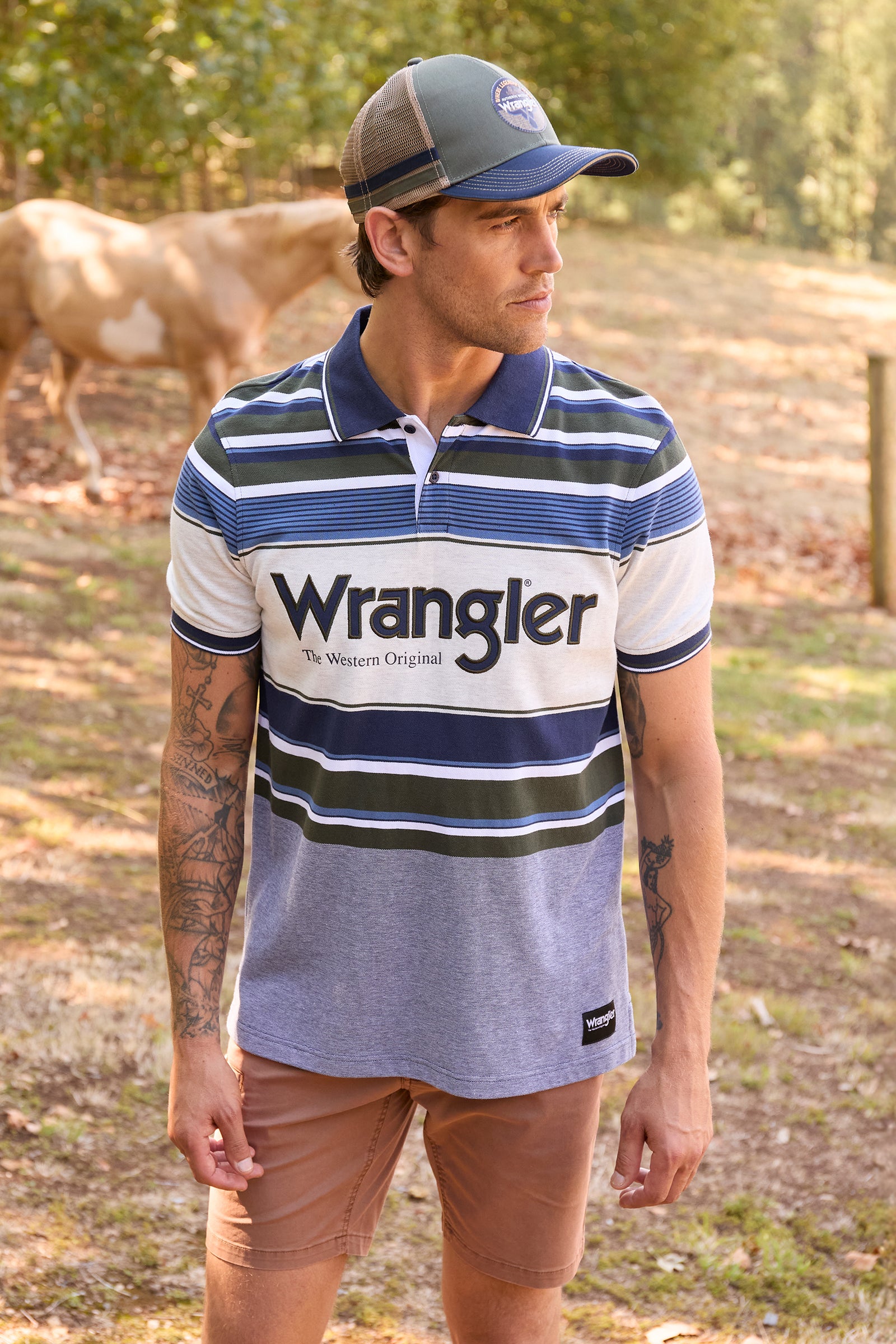 Wrangler Mens Henry SS Polo