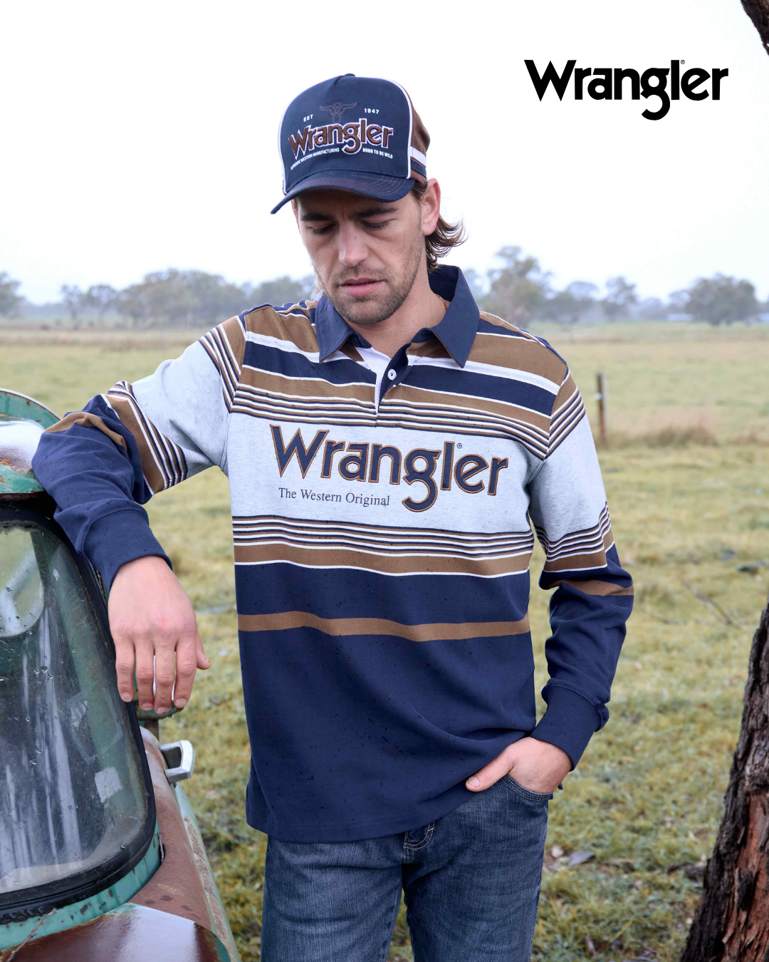 Wrangler Mens Frederick Rugby - Winter 26