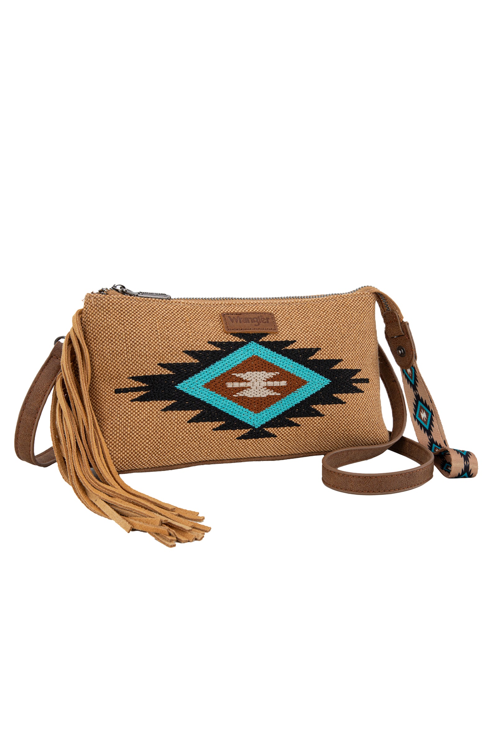 Wrangler Embroidered Aztec Fringe Wrist