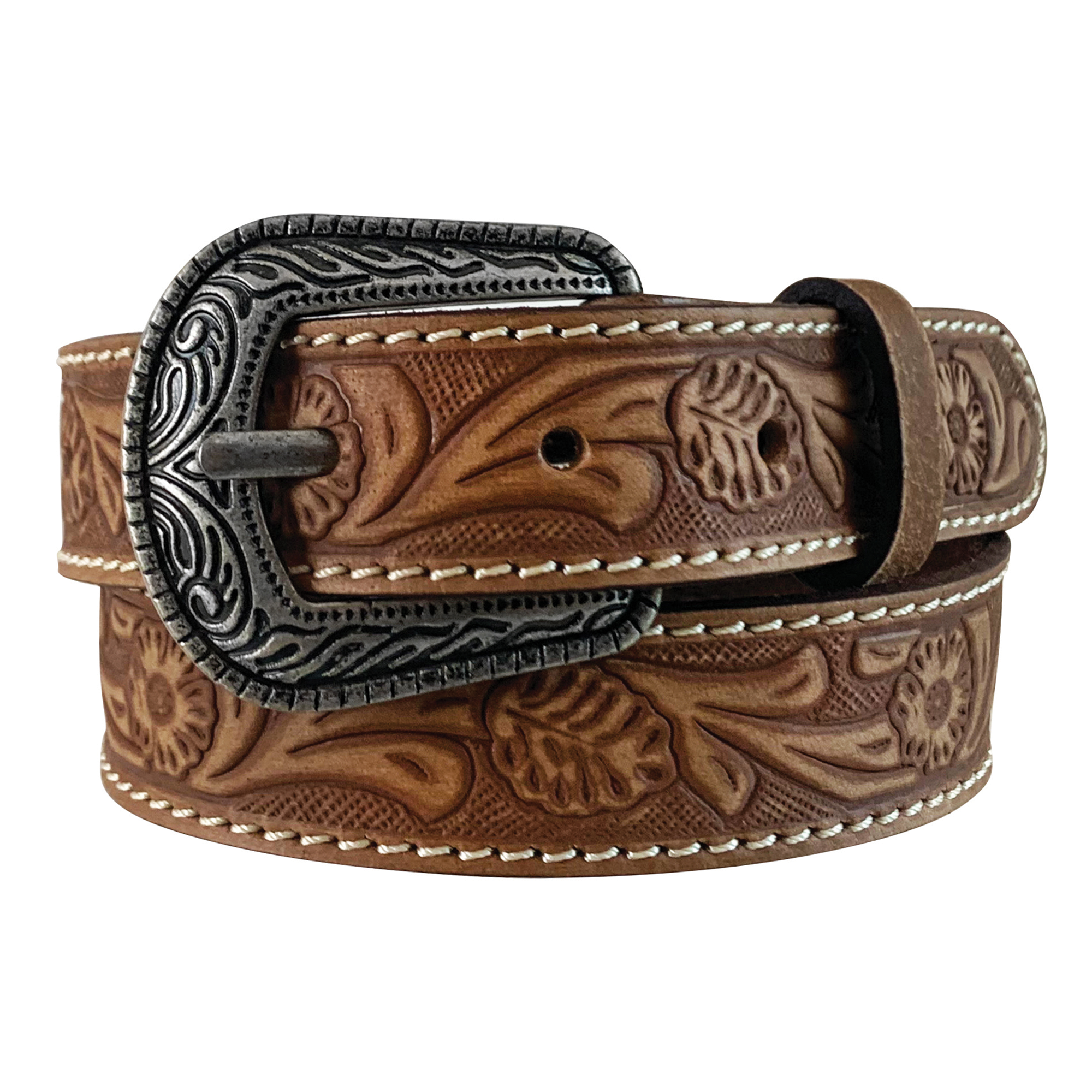 Roper Gls Belt Genuine Leather Brown