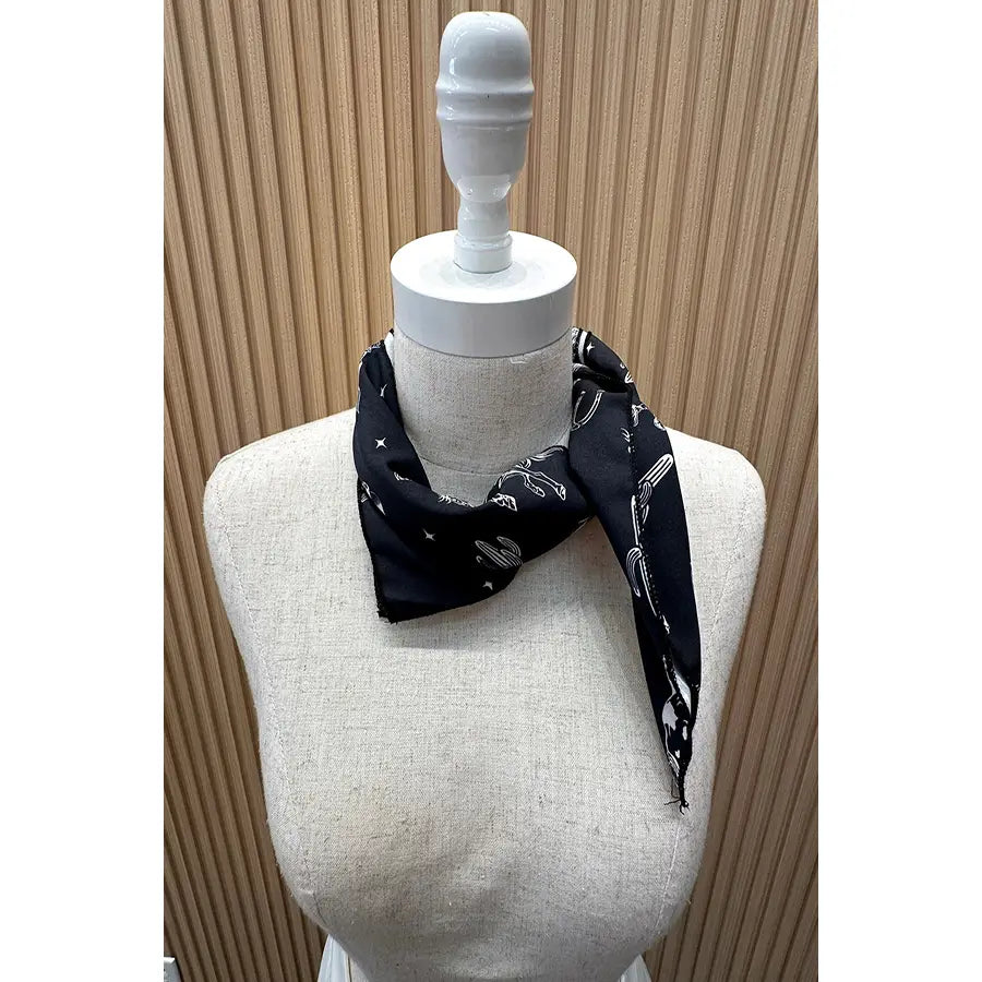 Western Cowboy Rodeo All Over Print Scarf