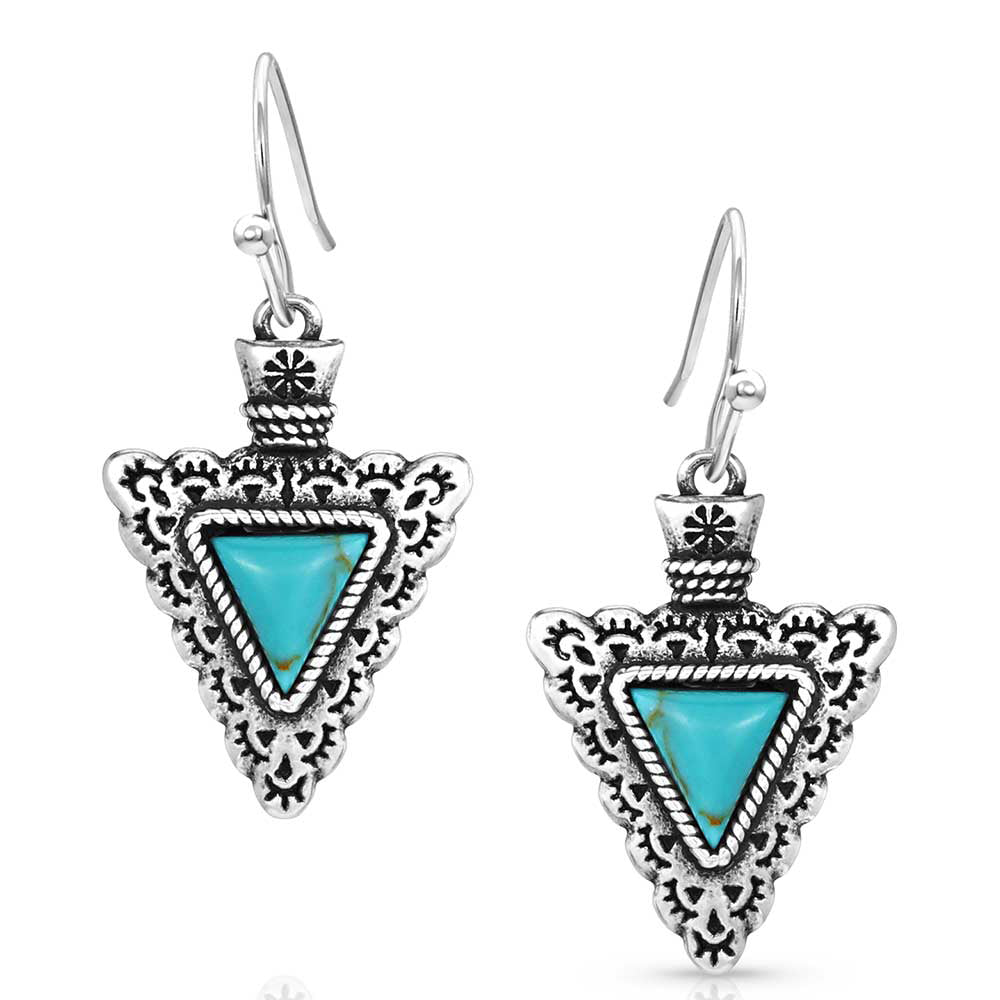 Montana Silversmith Established Strength Turquoise Earrings
