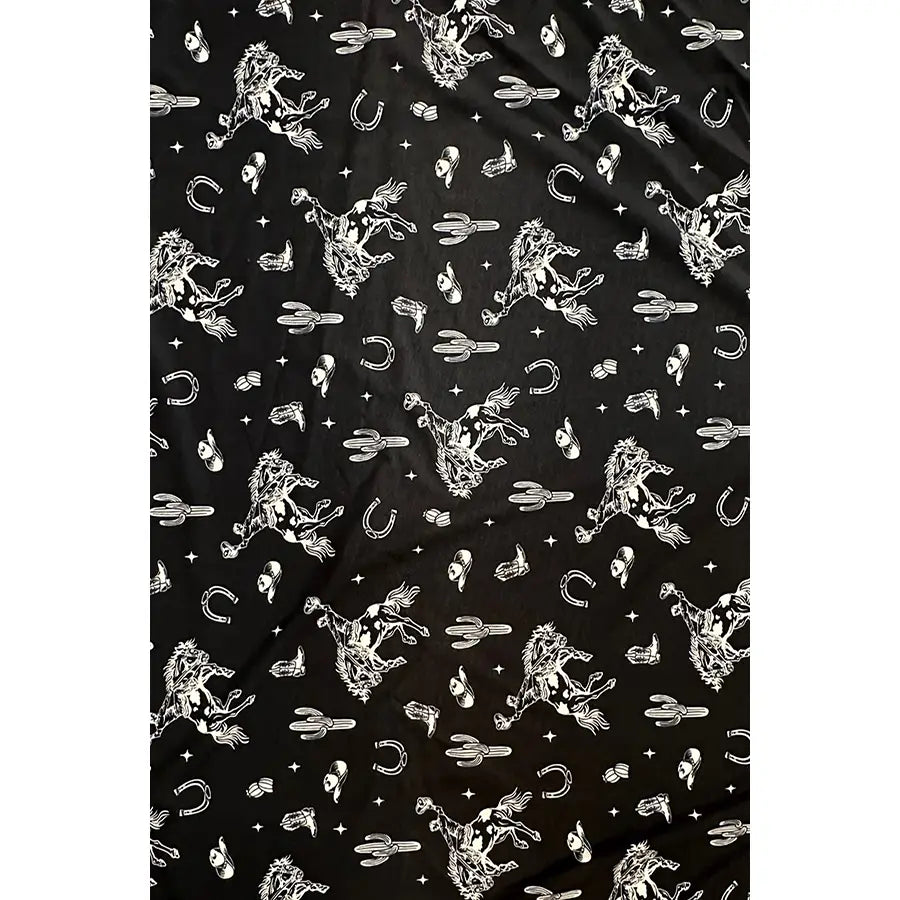 Western Cowboy Rodeo All Over Print Scarf