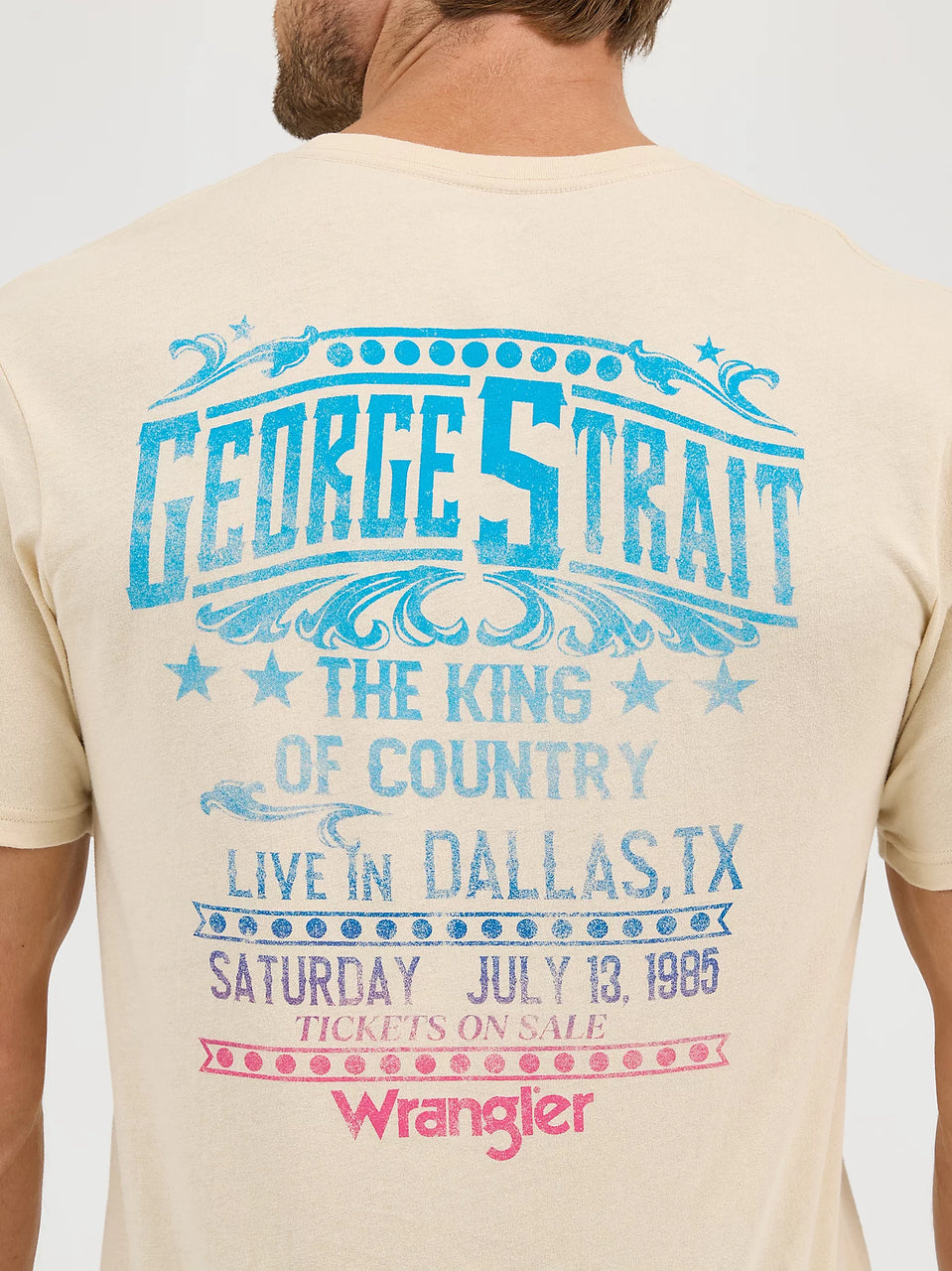 Wrangler Mns George Strait Short Sleeve T Shirt