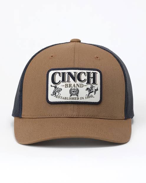 Cinch Mens Brown Trucker Cap