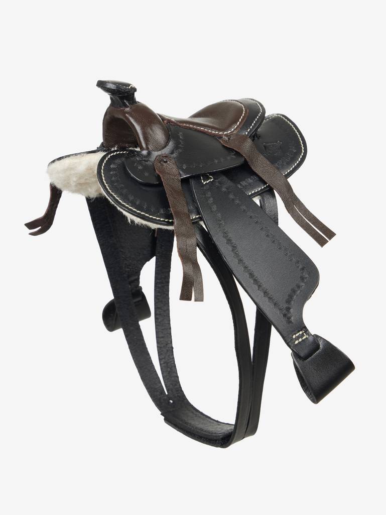 LeMieux Toy Pony Western Saddle Black One Size