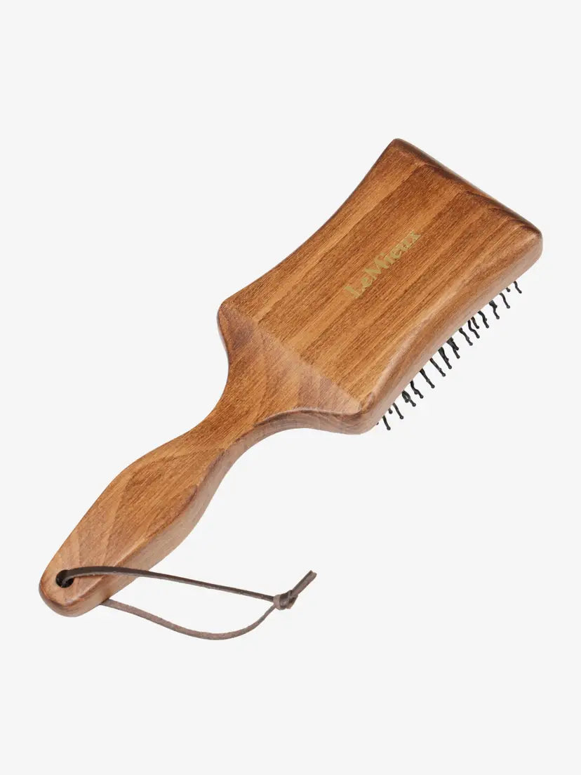 LeMieux Artisan Mane and Tail Brush Brown One Size