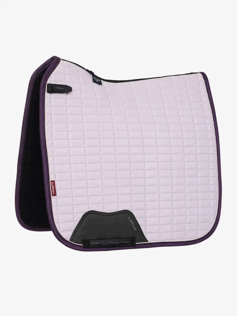 LeMieux Suede Dressage Square Lilace Saddle Cloth