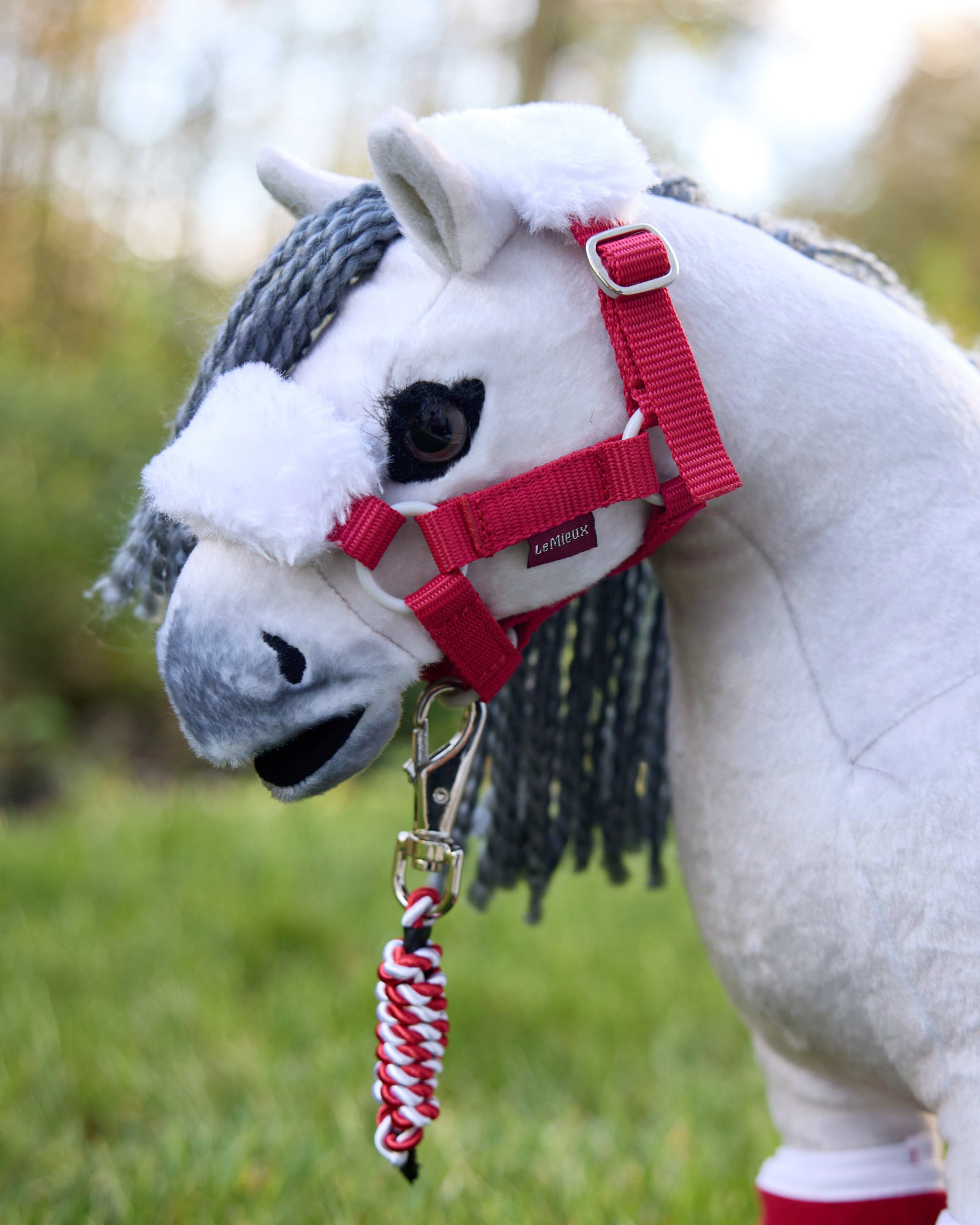 LeMieuxToyPonyChristmasHeadcollarLeadropeRed | Giftware - Toys | Saddleworld Ipswich