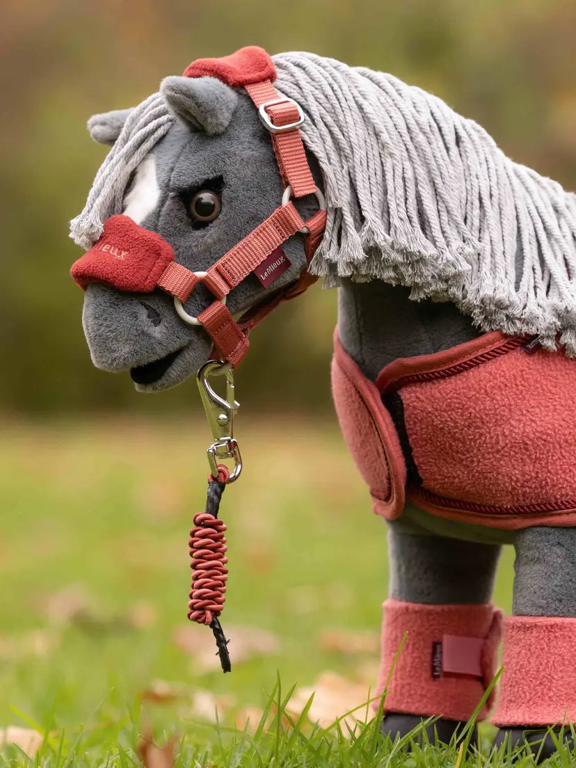 LeMieux Toy Pony Vogue Headcollar and Leadrope Spiced Earth One Size