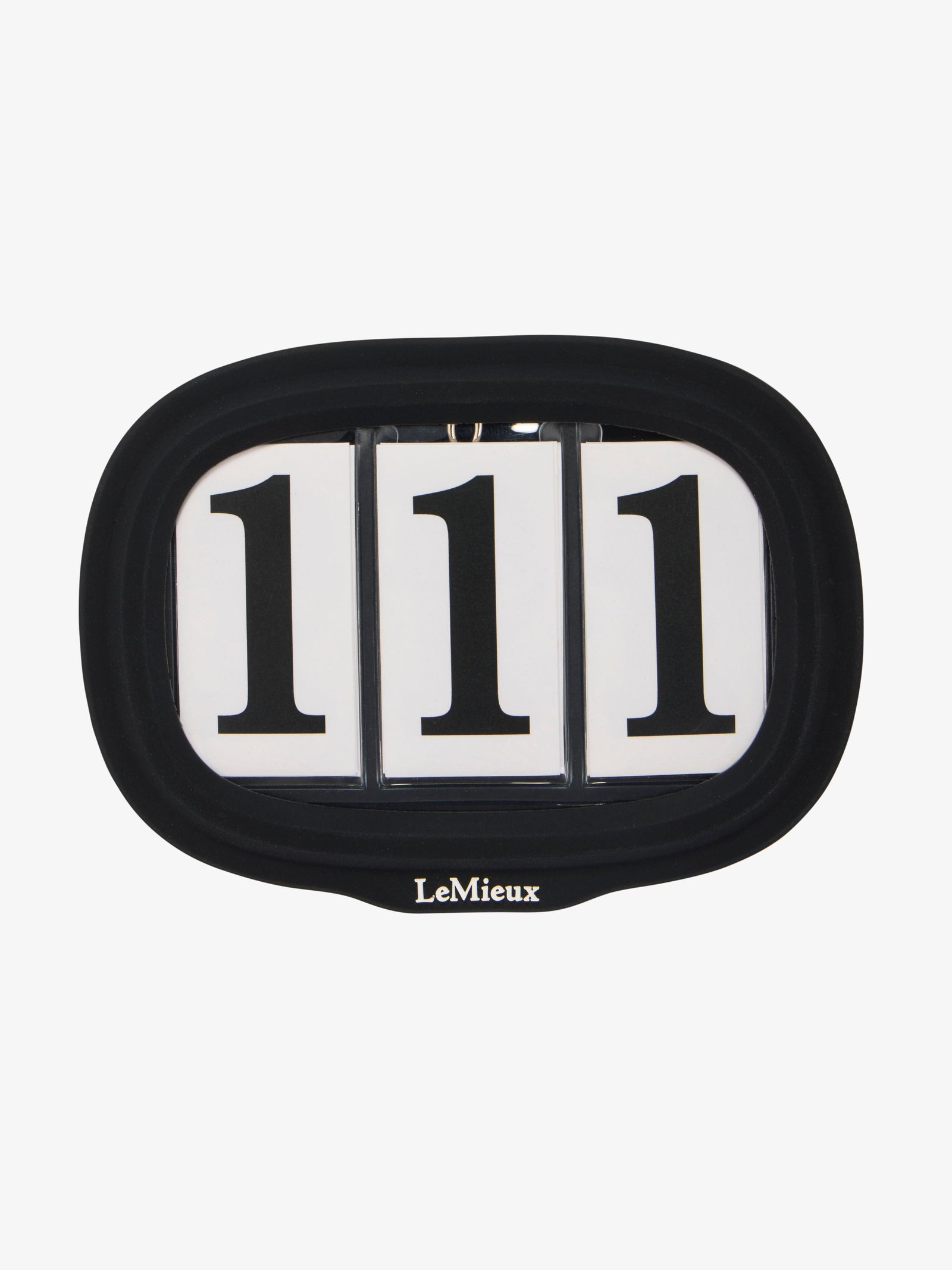 LeMieuxCompetitionBridleNumberHolderBlack | Rider Wear - Show Accessories | Saddleworld Ipswich