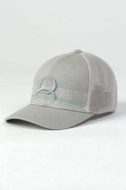 Cinch Mens 6 Panel Grey Flexfit Cap - Black Friday Sale
