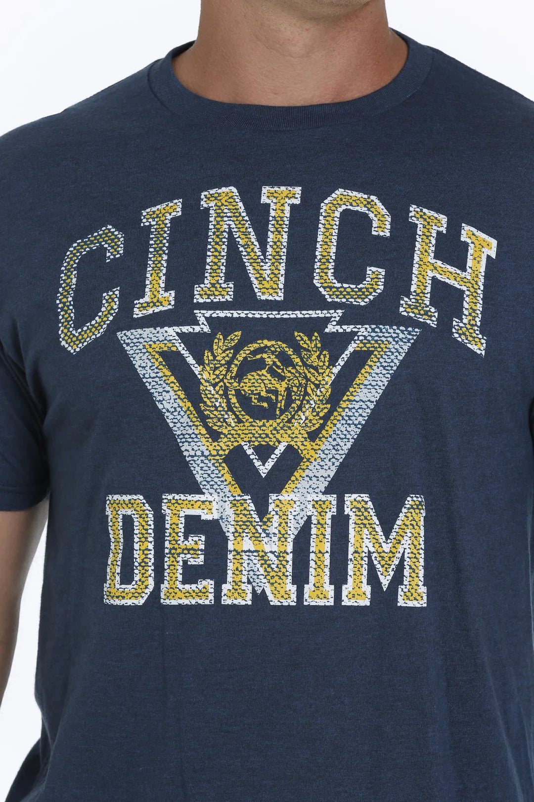 Cinch Crew Neck Cinch Denim Logo Tee
