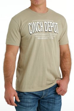 Cinch Mens Depot T Shirt - EOFY Sale